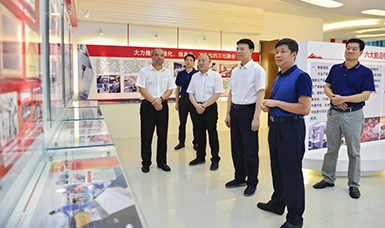 福建省人大常委會黨組書記、副主任張廣敏蒞臨虹潤公司調(diào)研指導(dǎo)